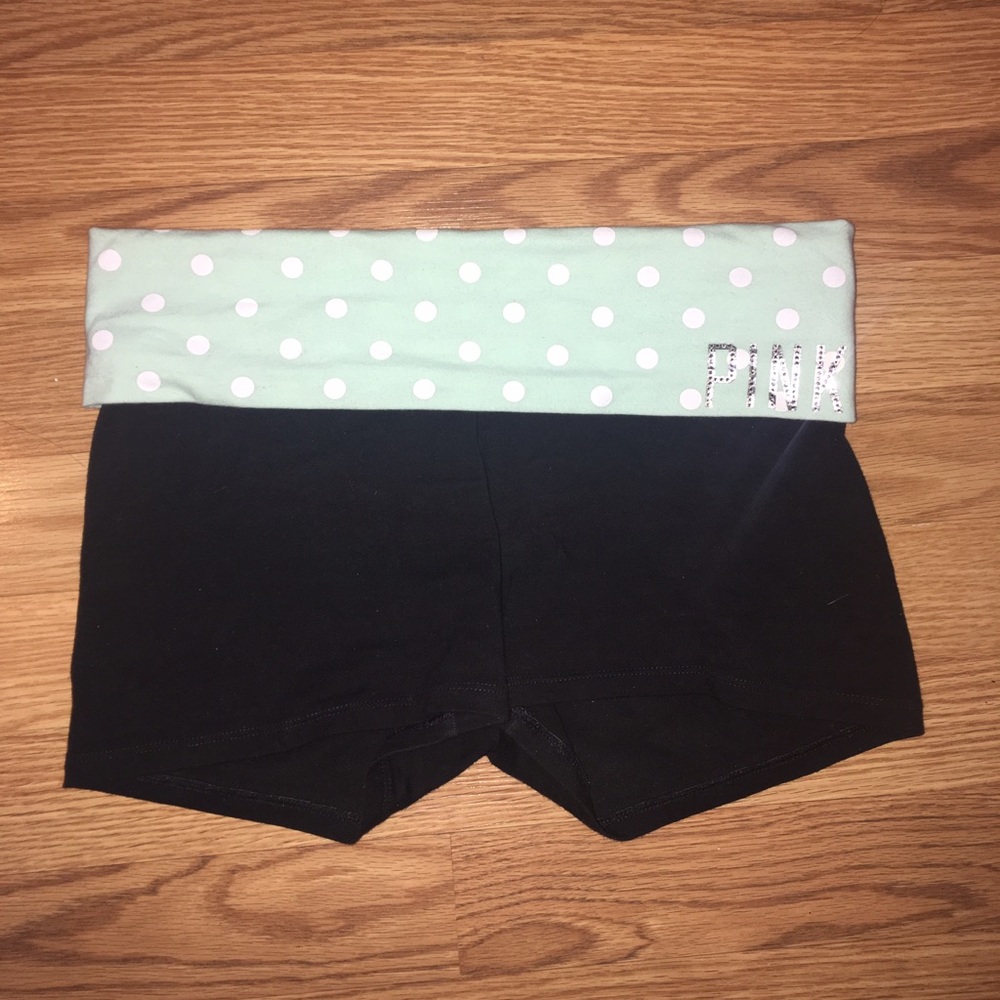 Pink Yoga Pants Shorts