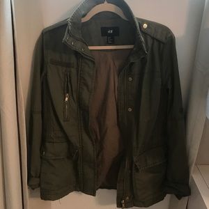 Trendy Green Army Jacket