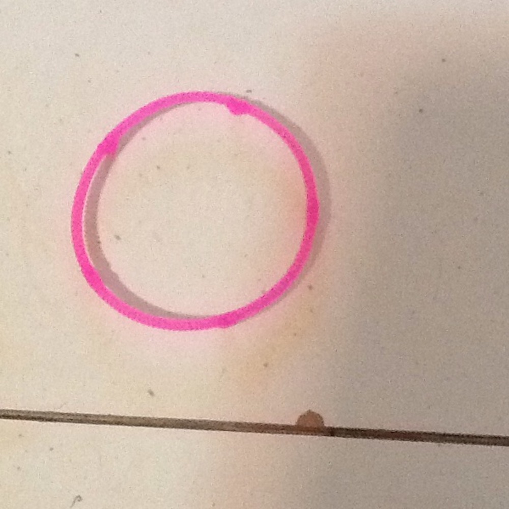 Neon pink kids bracelet