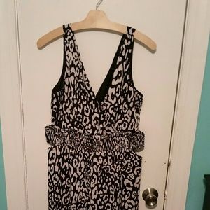 Animal print jumpsuit