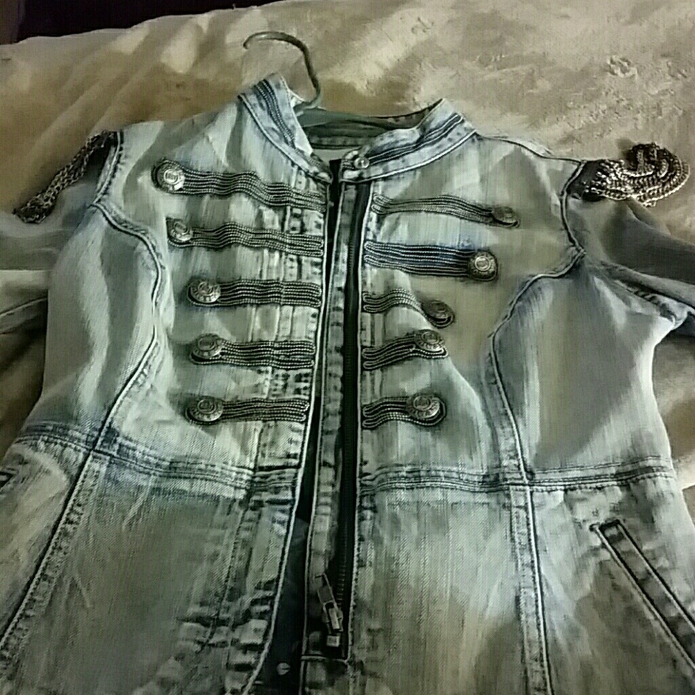 Guess Denim Military Jacket