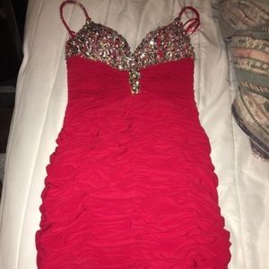 Red dress
