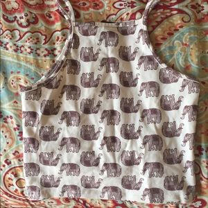 Elephant half shirt