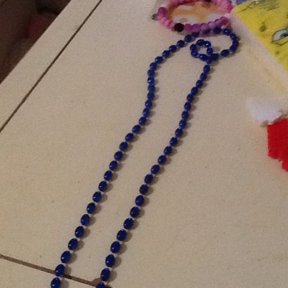 Blue necklace