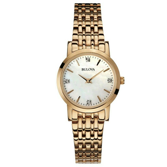 NWT Bulova Rose-Gold  Diamond  Women\'s watch main image 4