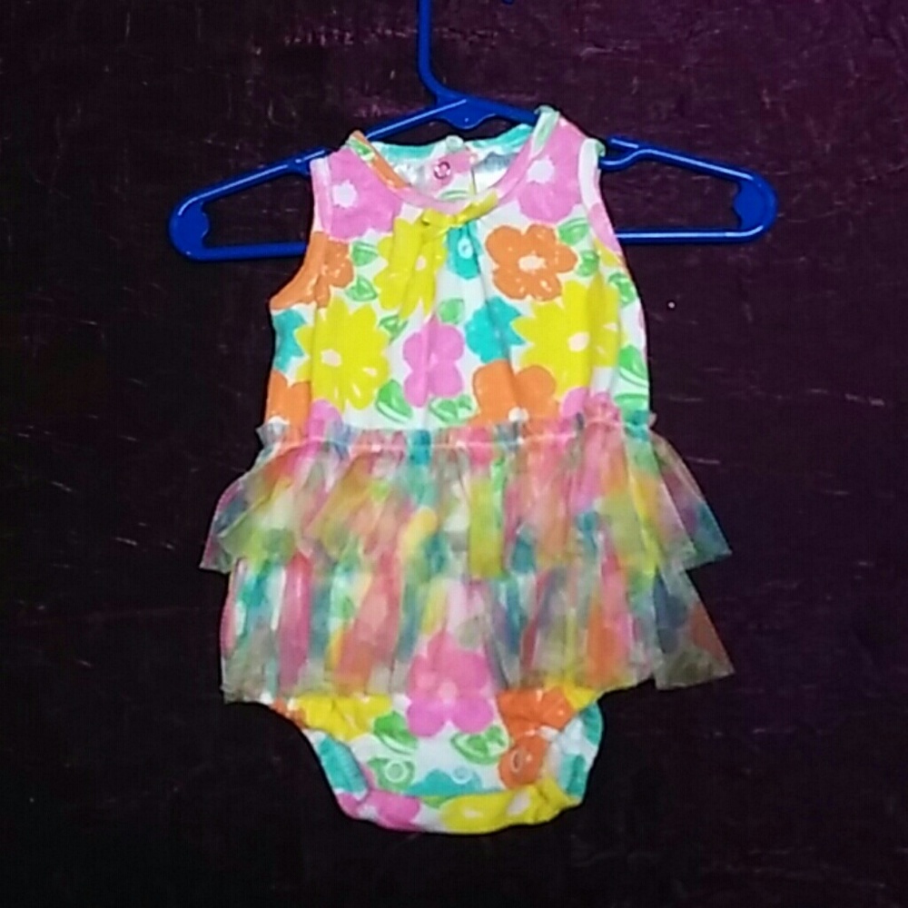 Girls Onesie Tutu, Size 0/3 Months, Like New