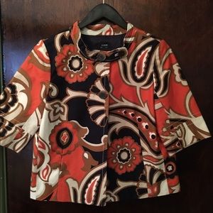 Cropped vintage- style jacket