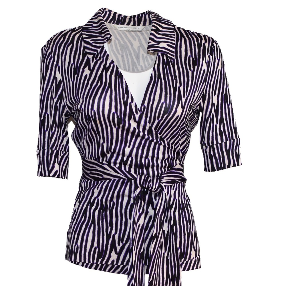 DVF wrap blouse