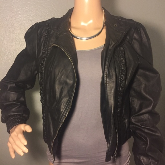 Ashley Jackets & Blazers - Vegan Leather Jacket