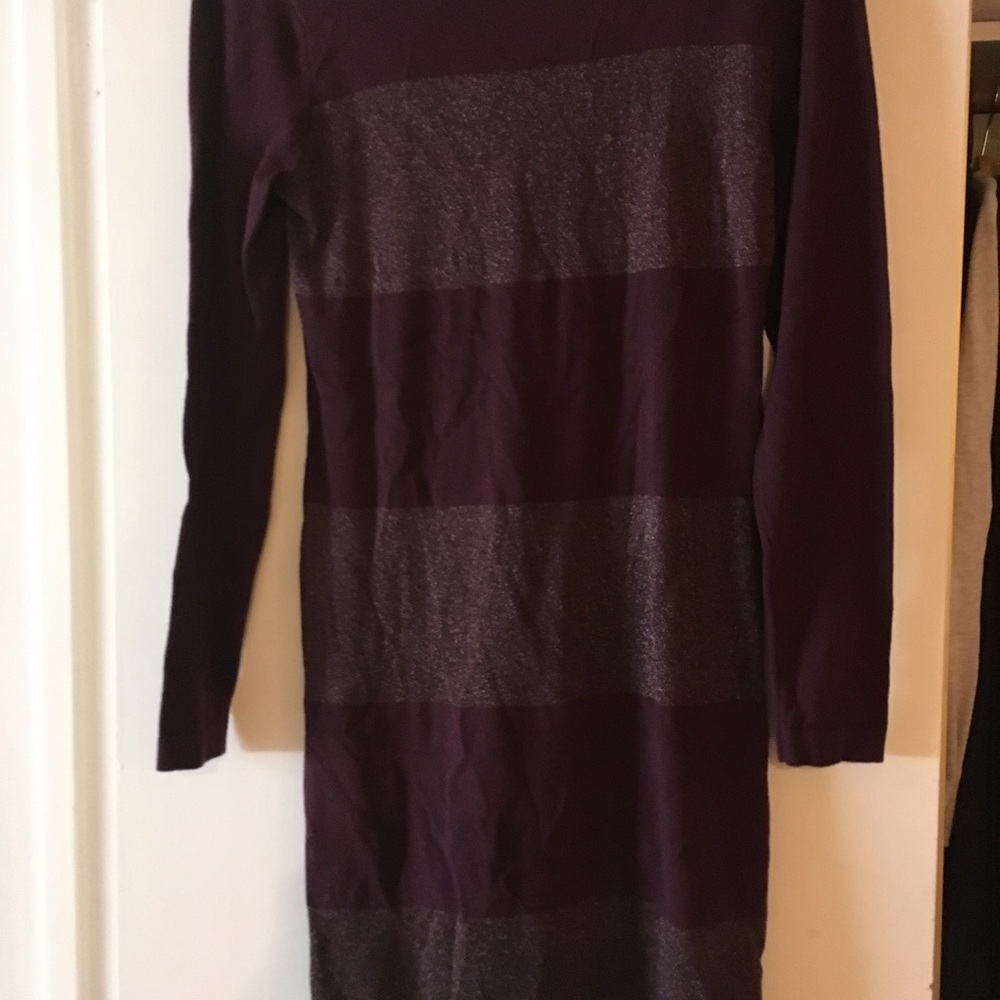 Banana Republic striped maroon shift dress - Picture 5 of 6