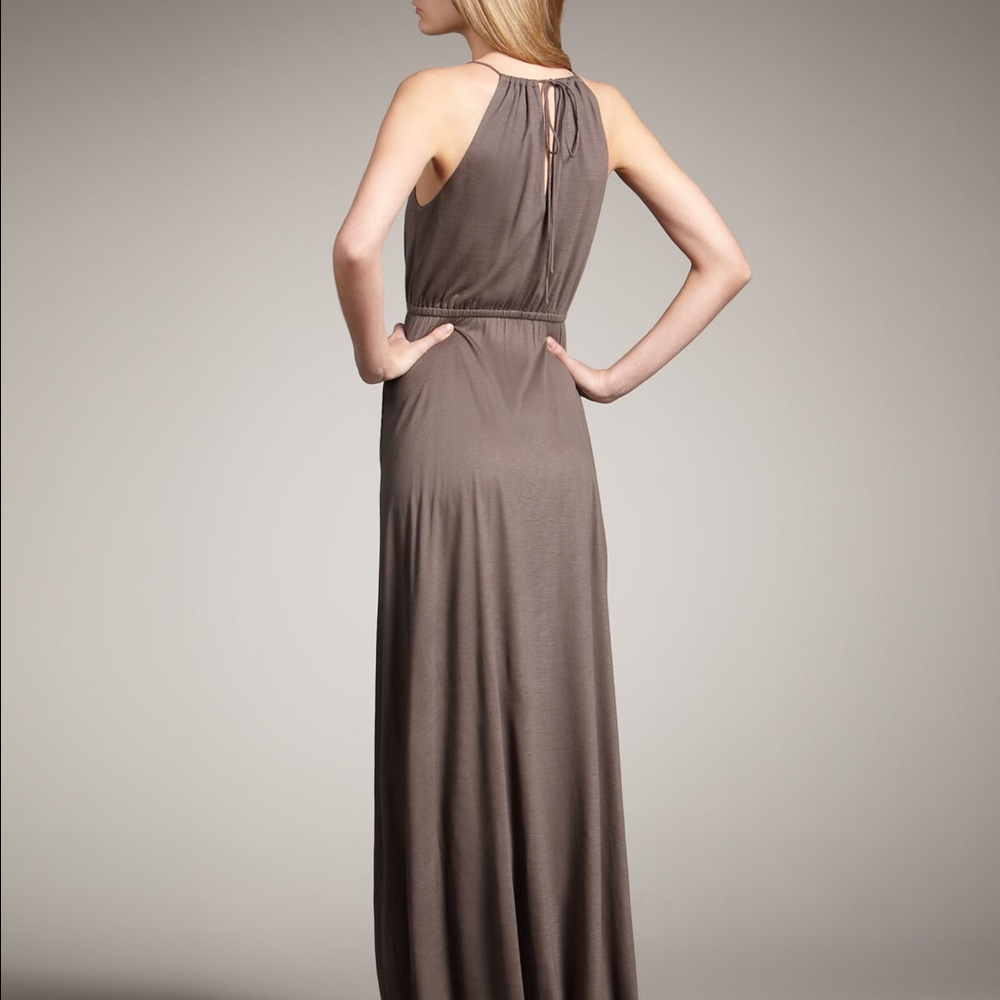 SALE! $265 Theory PURPLE Jersey Maxi Dress S - Picture 2 of 5