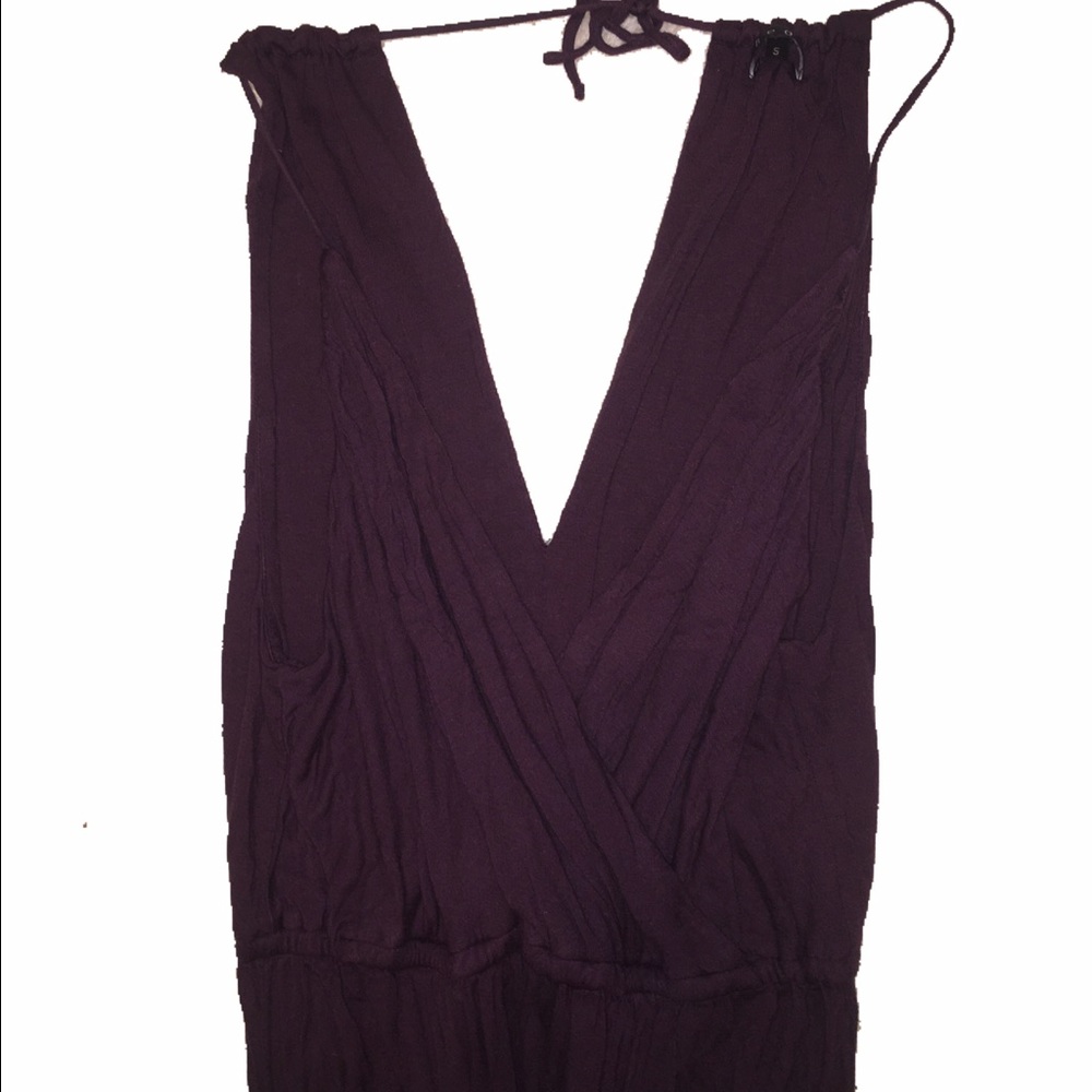 SALE! $265 Theory PURPLE Jersey Maxi Dress S - Picture 4 of 5