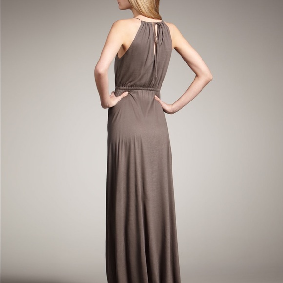 SALE! $265 Theory PURPLE Jersey Maxi Dress S - Picture 2 of 5