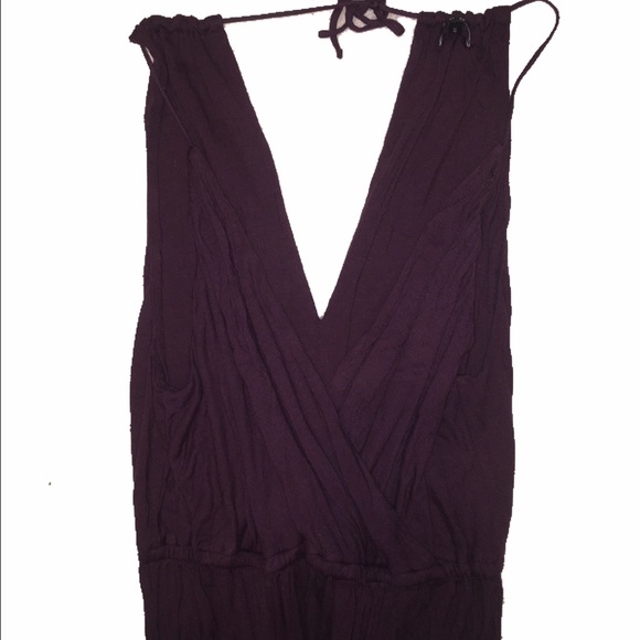 SALE! $265 Theory PURPLE Jersey Maxi Dress S - Picture 4 of 5