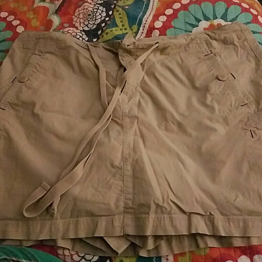 Khaki Skorts