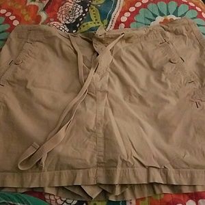 Khaki Skorts