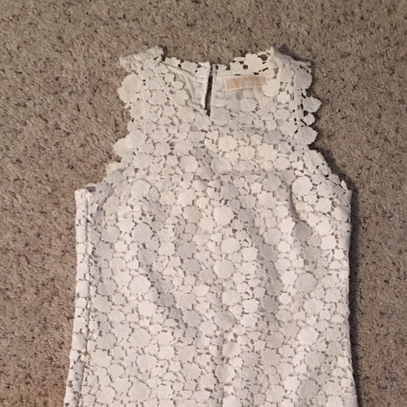 Michael Kors sleeveless shift with floral crochet - Picture 7 of 8