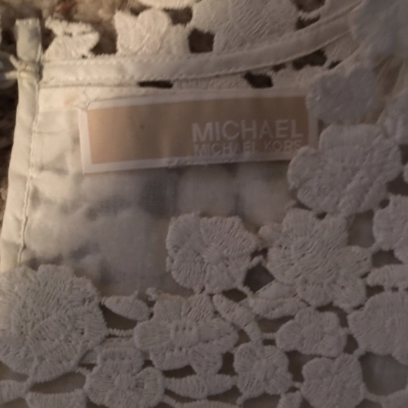 Michael Kors sleeveless shift with floral crochet - Picture 8 of 8