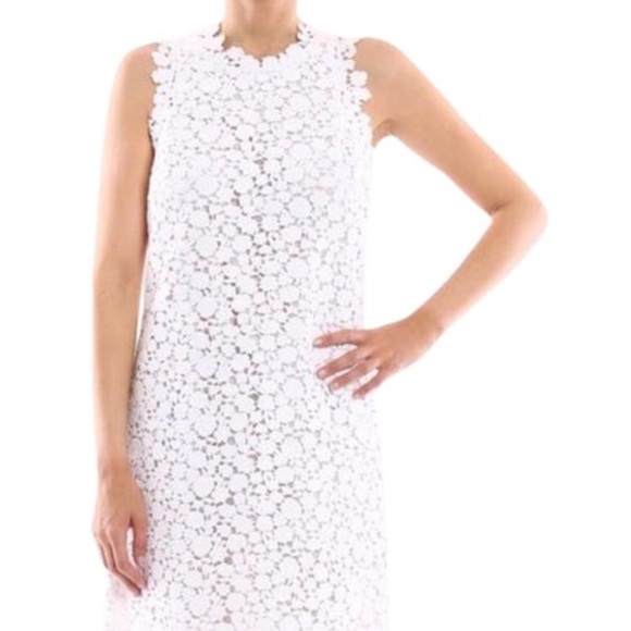 Michael Kors sleeveless shift with floral crochet - Picture 6 of 8