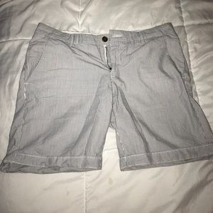 Pinstriped shorts