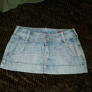 Denim miniskirt