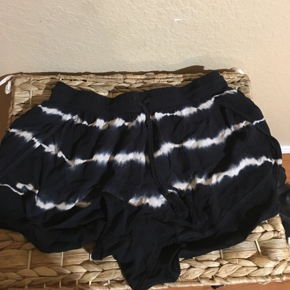 Tie-dyed shorts