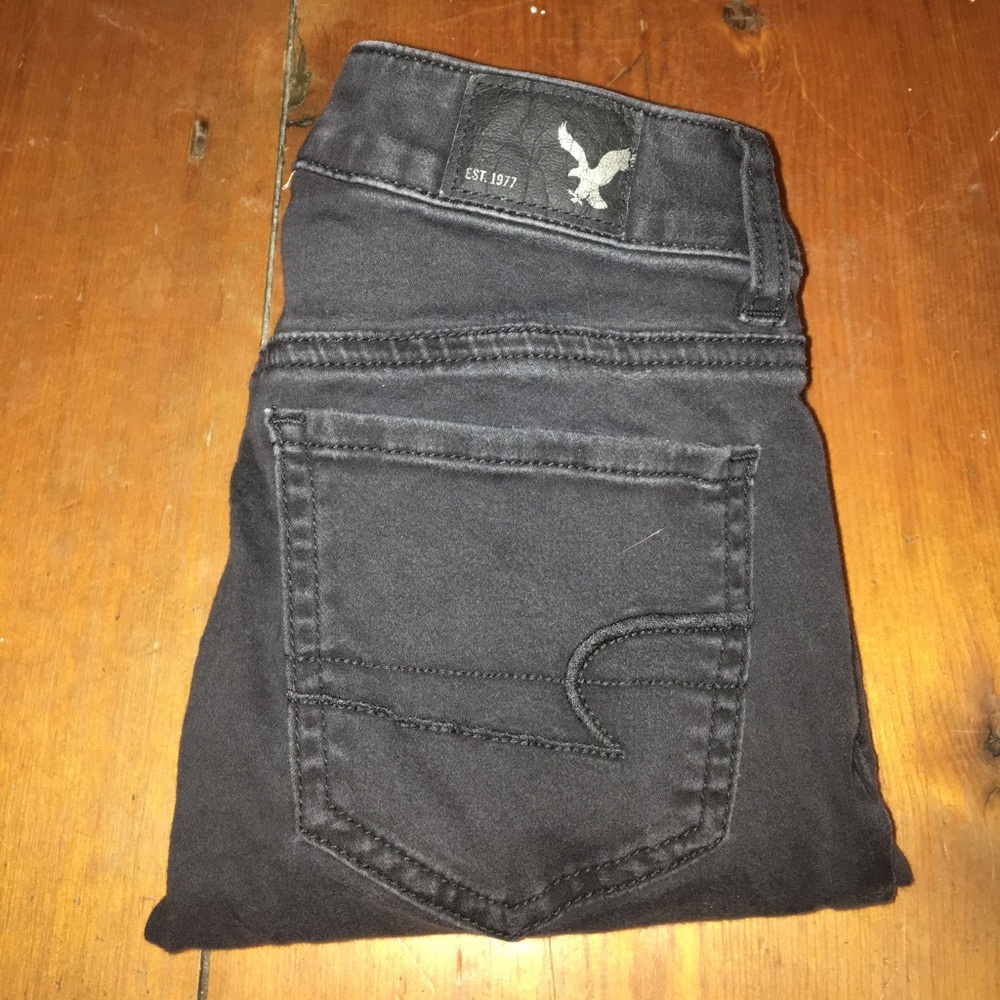 AE Black Jeggings