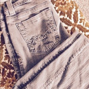 Miss Me slim low cut straight leg jeans