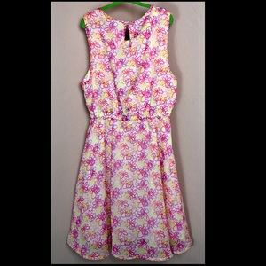 DKNY Multicolored sleeveless layered dress Girls L