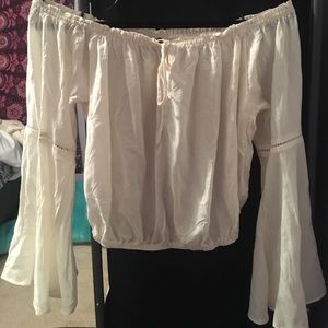Off the shoulder flared top (NEVER WORN!)