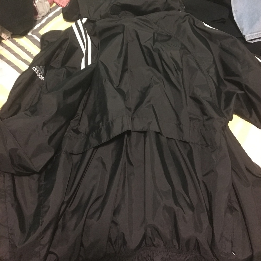 Vintage Adidas hooded wind breaker