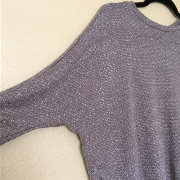 Grey speckled dolman top - Picture 2 of 4