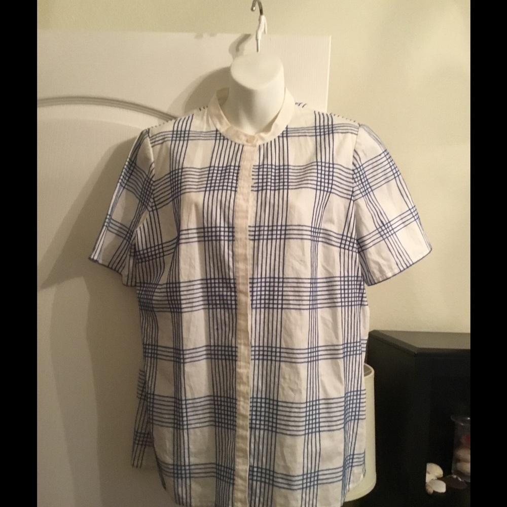 Tory Burch casual button front top