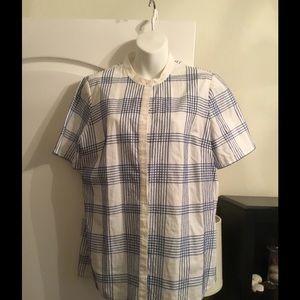 Tory Burch casual button front top