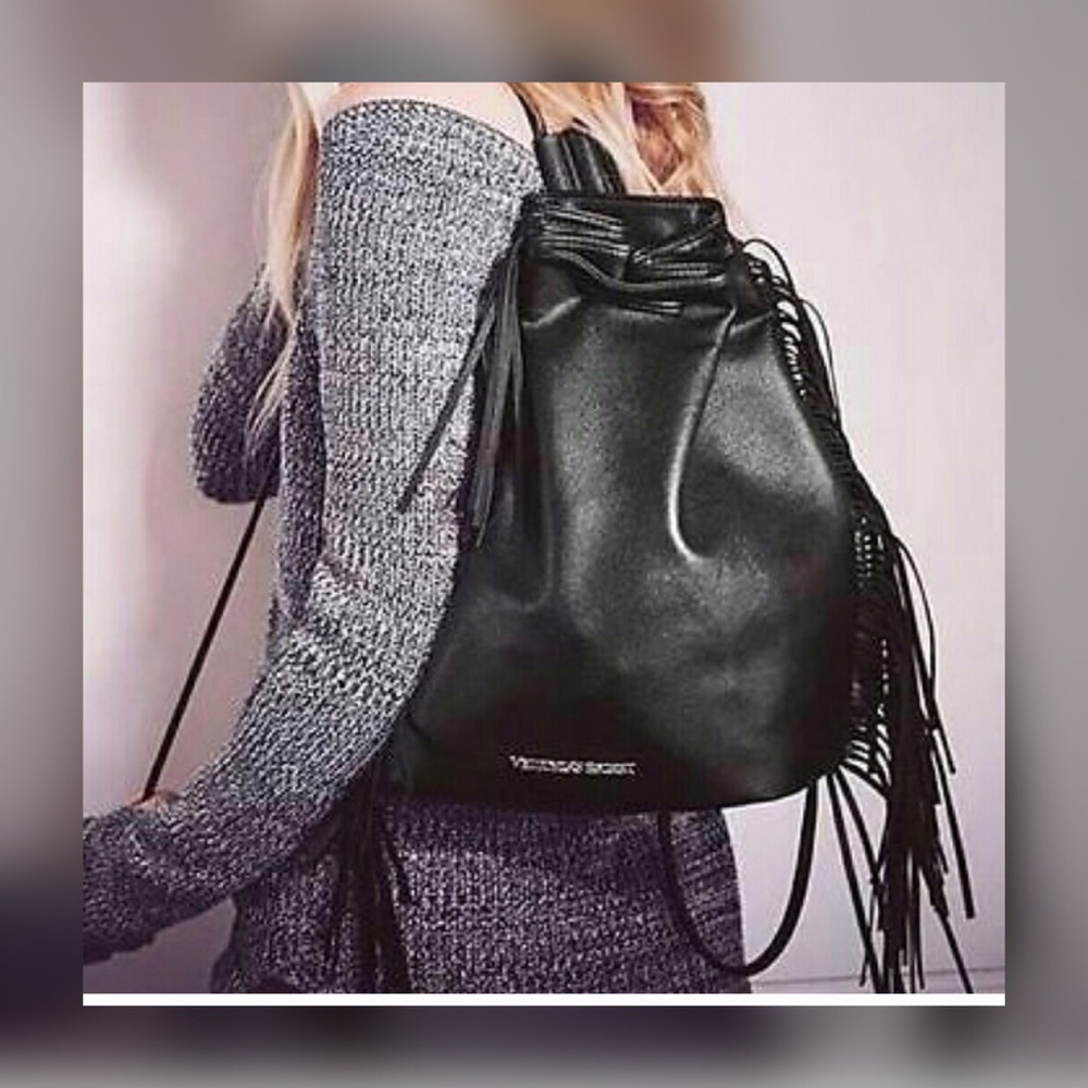 Victoria Secret Fringe Backpack - Picture 2 of 3