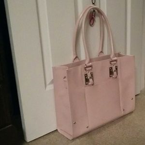 Wilson's  Genuine Leather Pink Tote