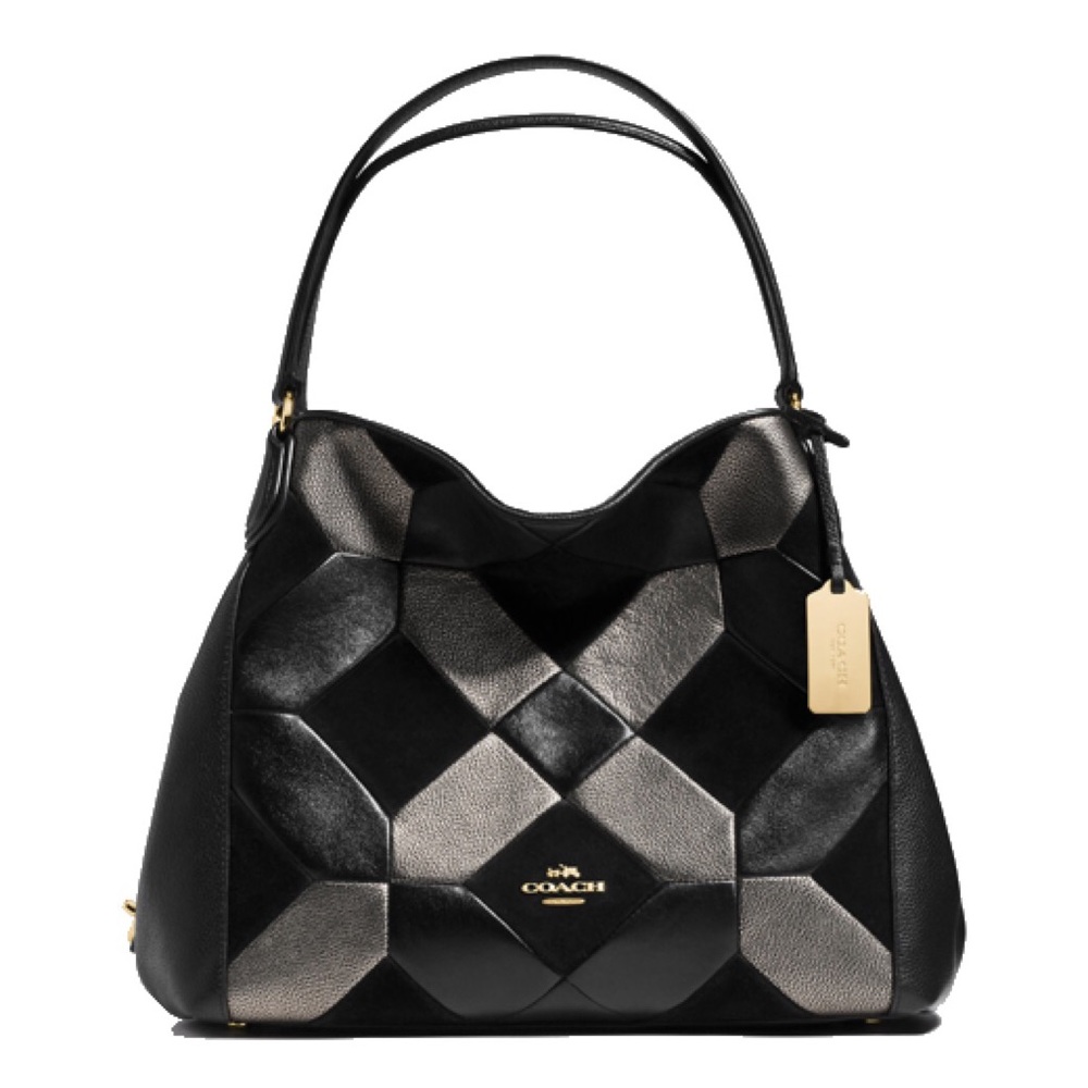 Rare Coach Patchwork Edie Shoulder Bag