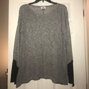 Grey and black Old Navy sweater