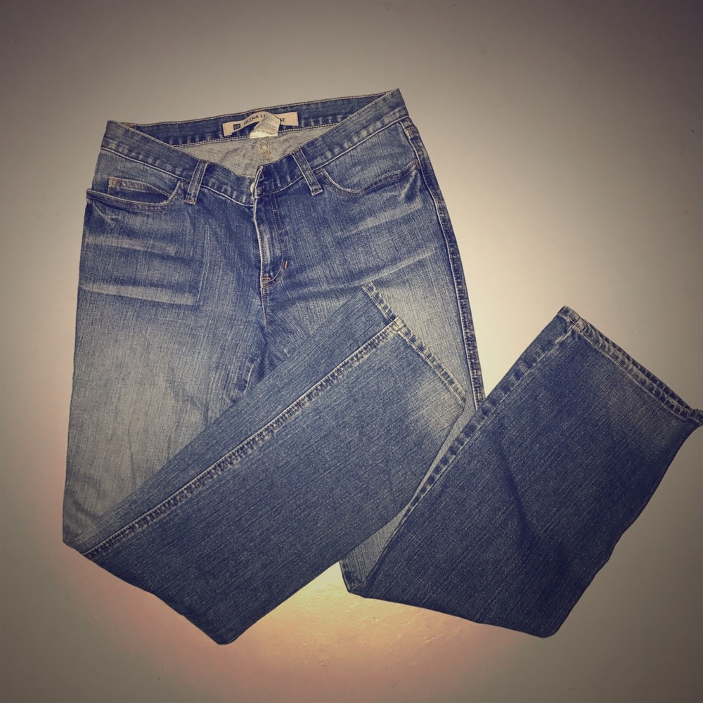 Gap ultra low rise denim