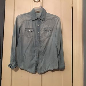 Jean Button Up Shirt