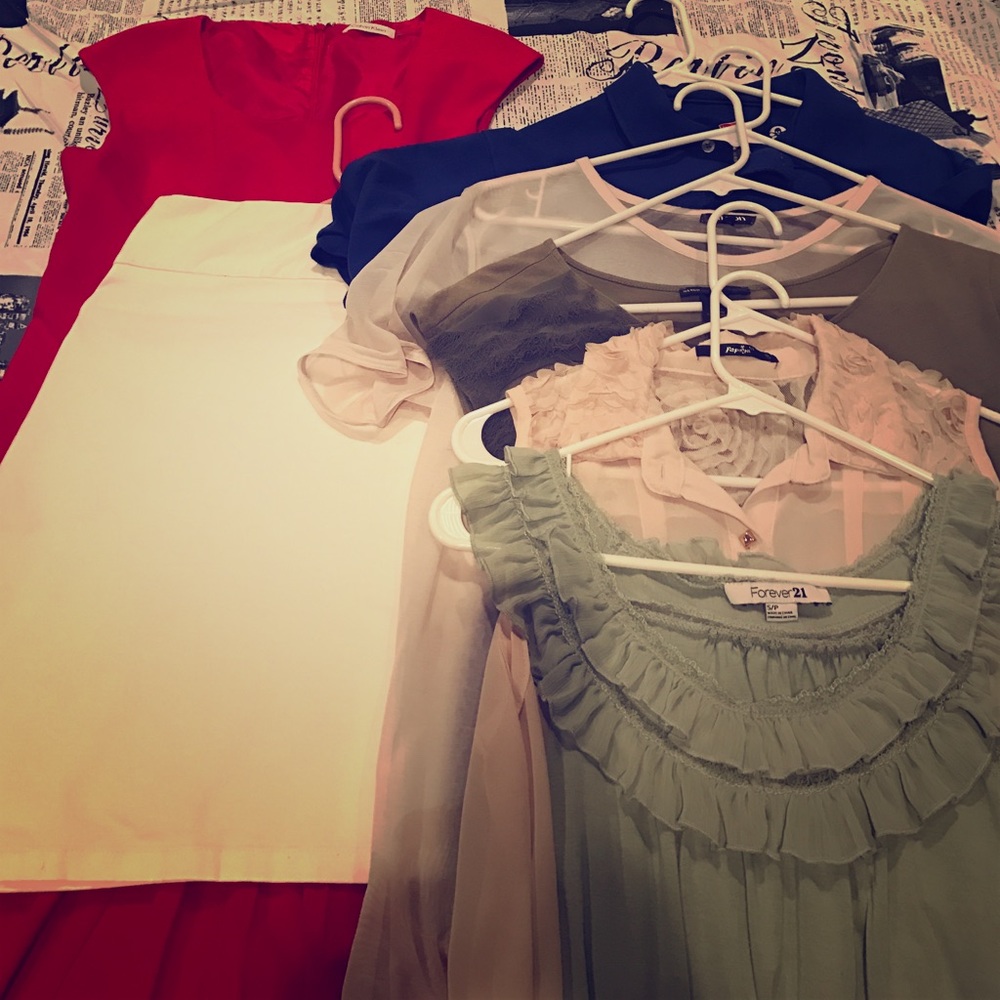 Bunch of clothes forever 21, mango, papaya