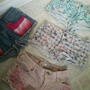Printed jean shorts bundle/ individuals