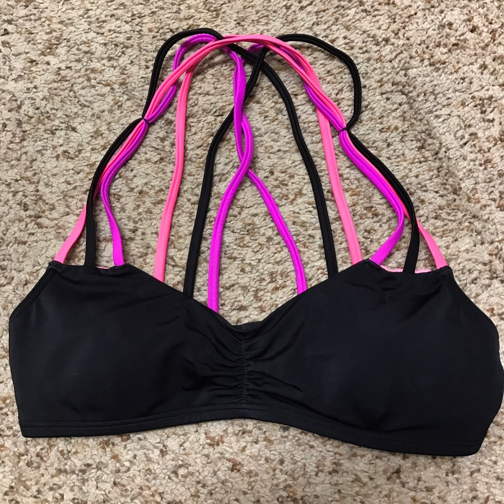 Victoria's Secret PINK strappy back swim top
