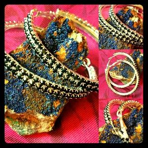 🔮🎁Swarovski Crystal Large Hoop Earrings🎁🔮NWOT