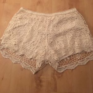 Lace shorts