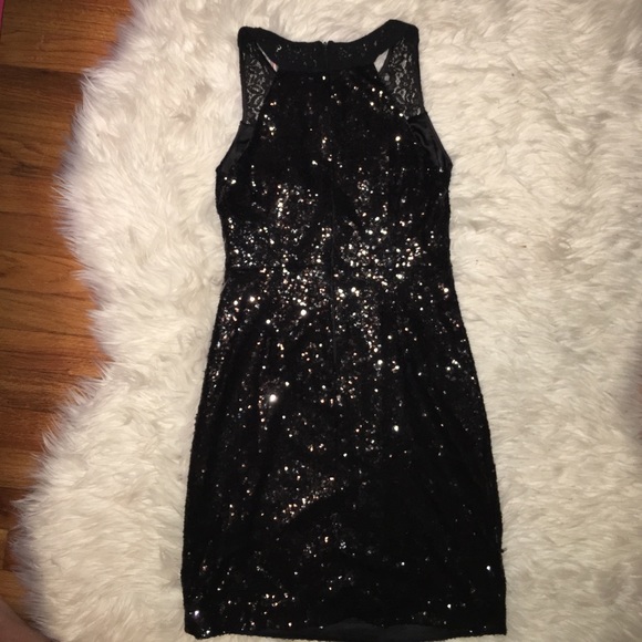 NWT Chelsea & Violet Sequin and Lace Dress - Picture 4 of 7