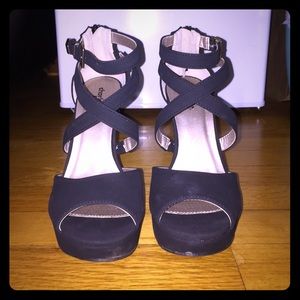 Charlotte Russe black high heels.
