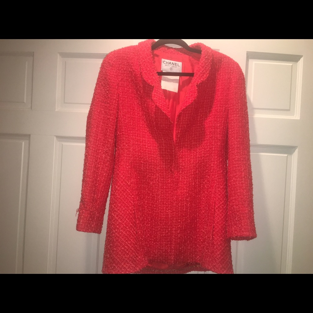 Chanel Wool Tweed Coat