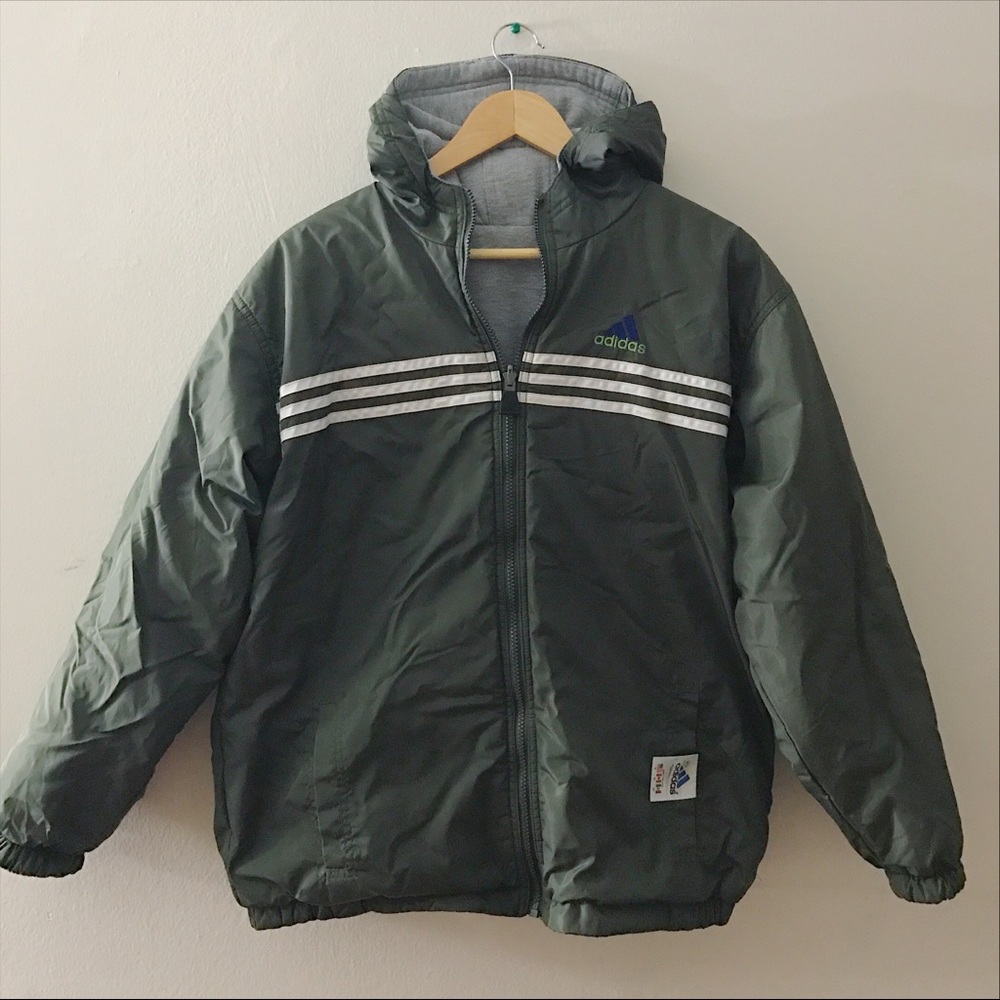 **Rare** Adidas Youth Double Sided Hoodie
