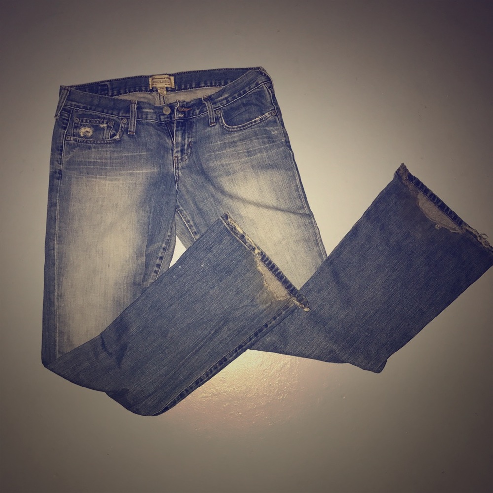 Abercrombie and fitch flare jeans